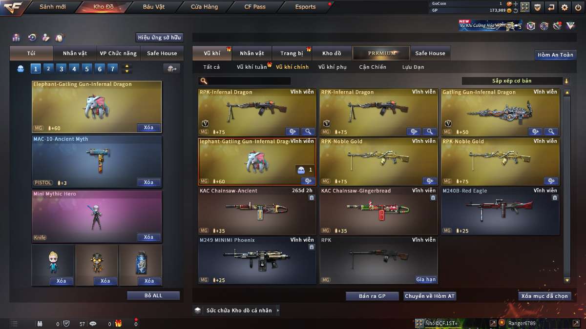 shop acc cf uy tin gia re